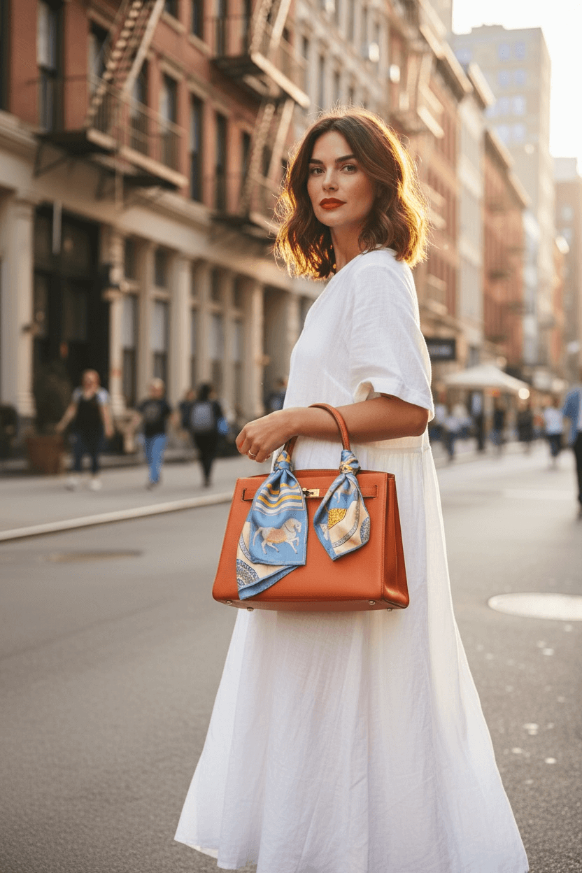 Silk Moments Scarf Soft Blue