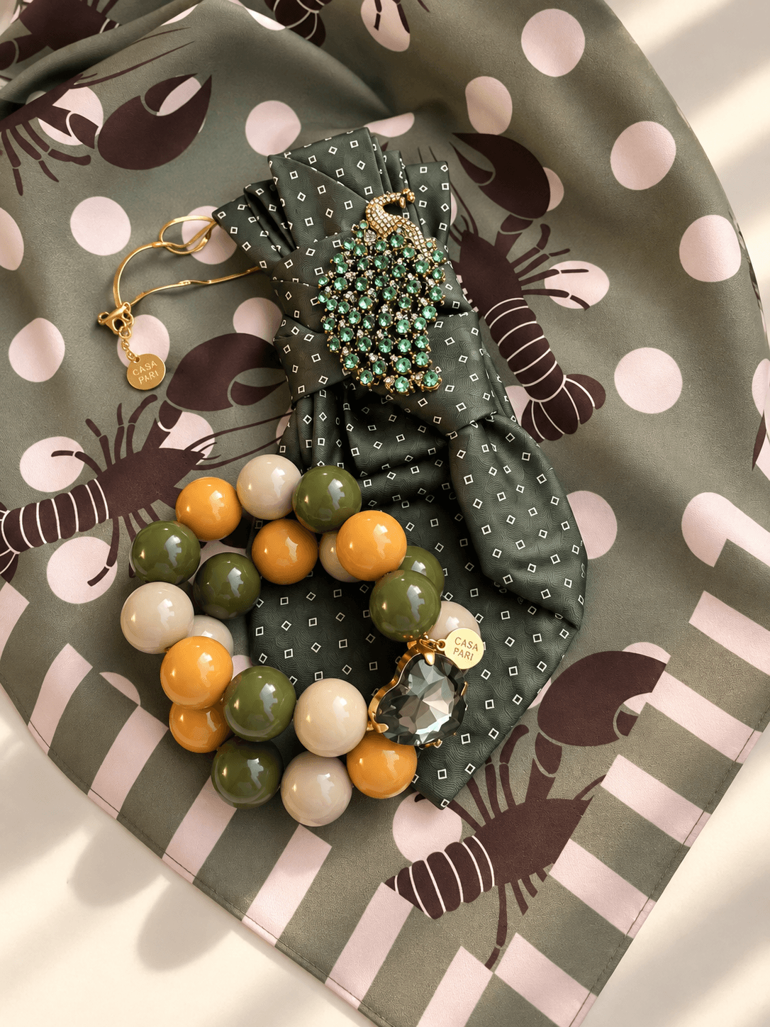Silk Affair - Dark Olive