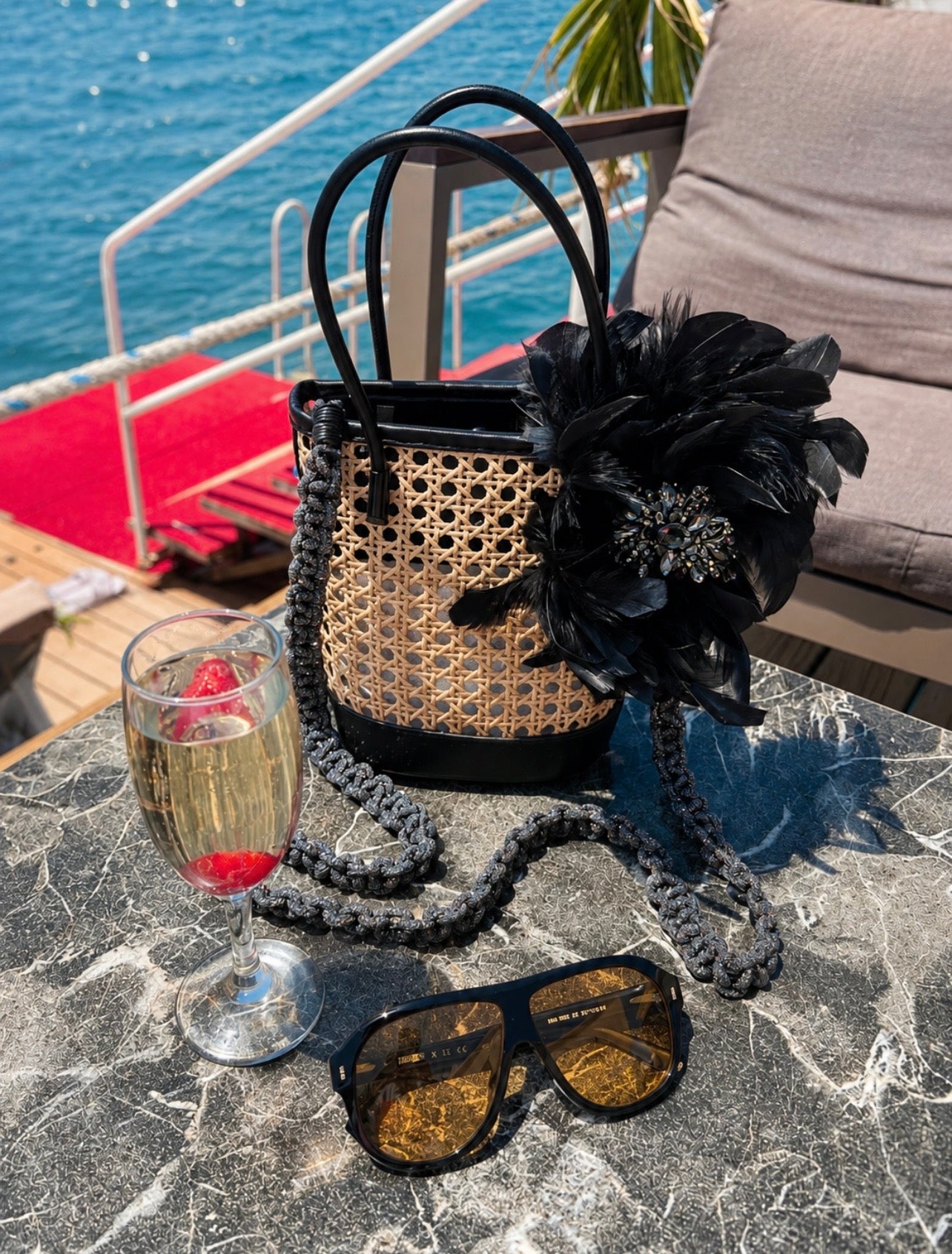 La Fleur Noire Bag