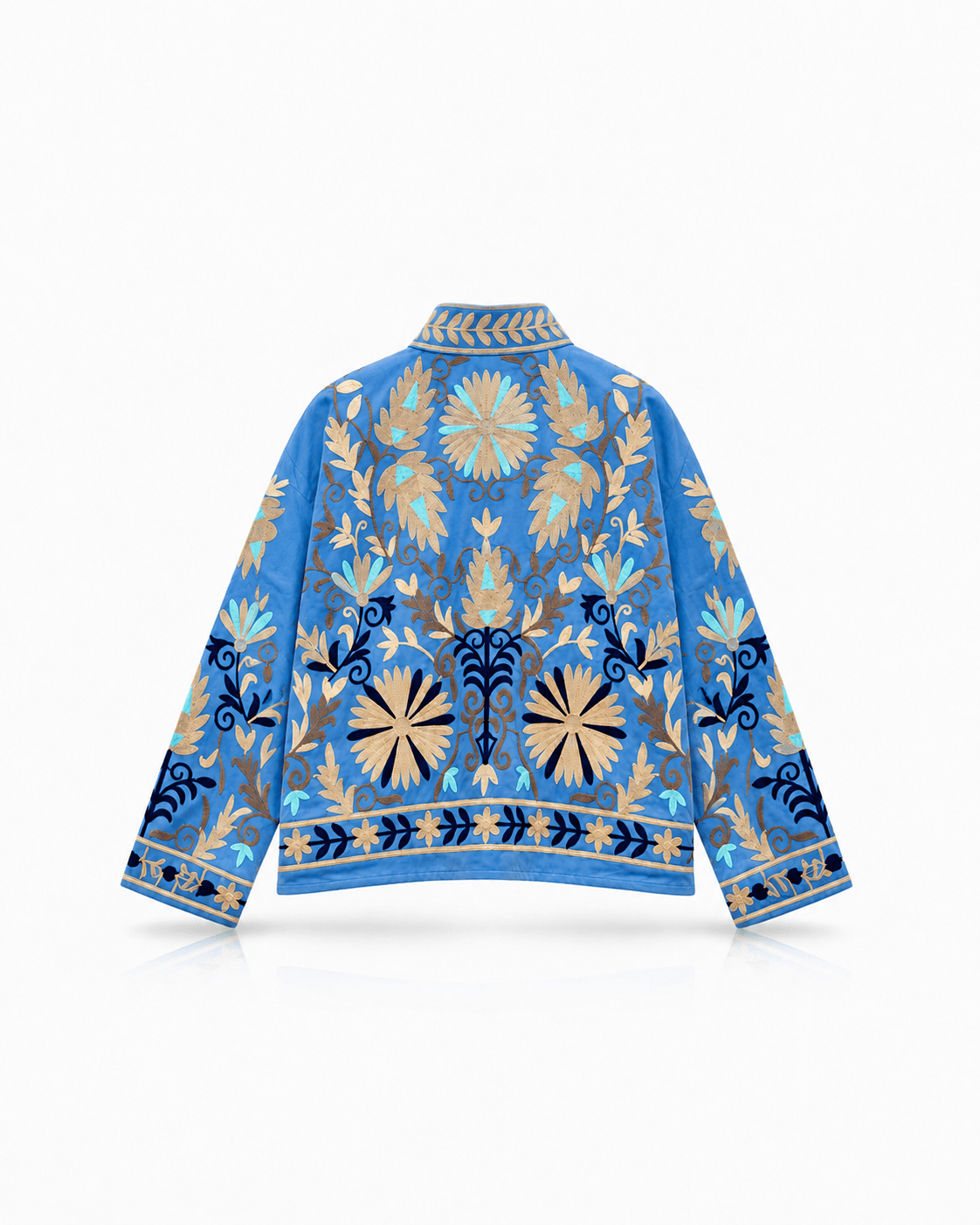 Embroidered Couture Jacke - Sky Blue