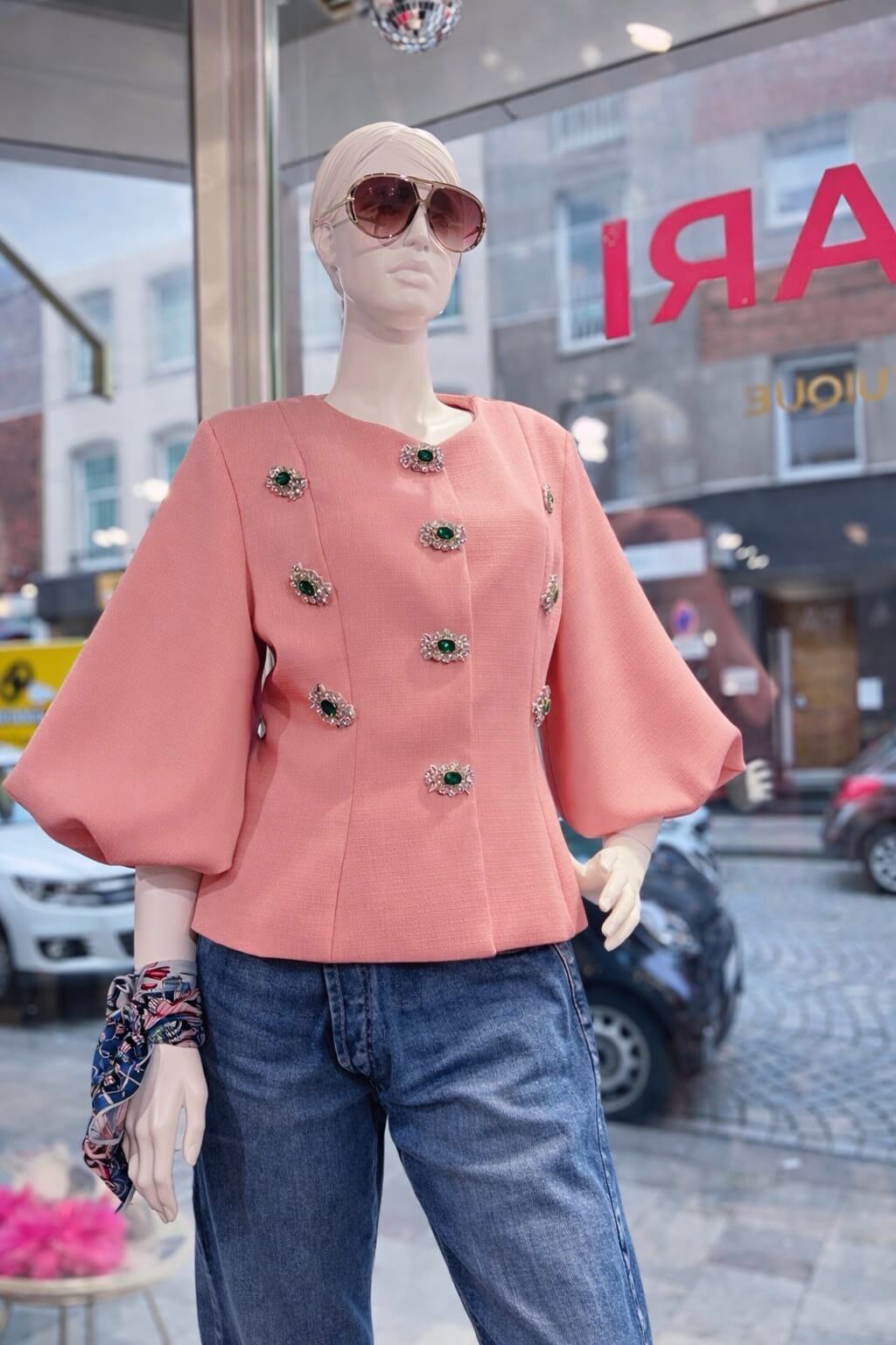 Rosé Lumiére Blazer - CASAPARI Schmuck & Mode Düsseldorf