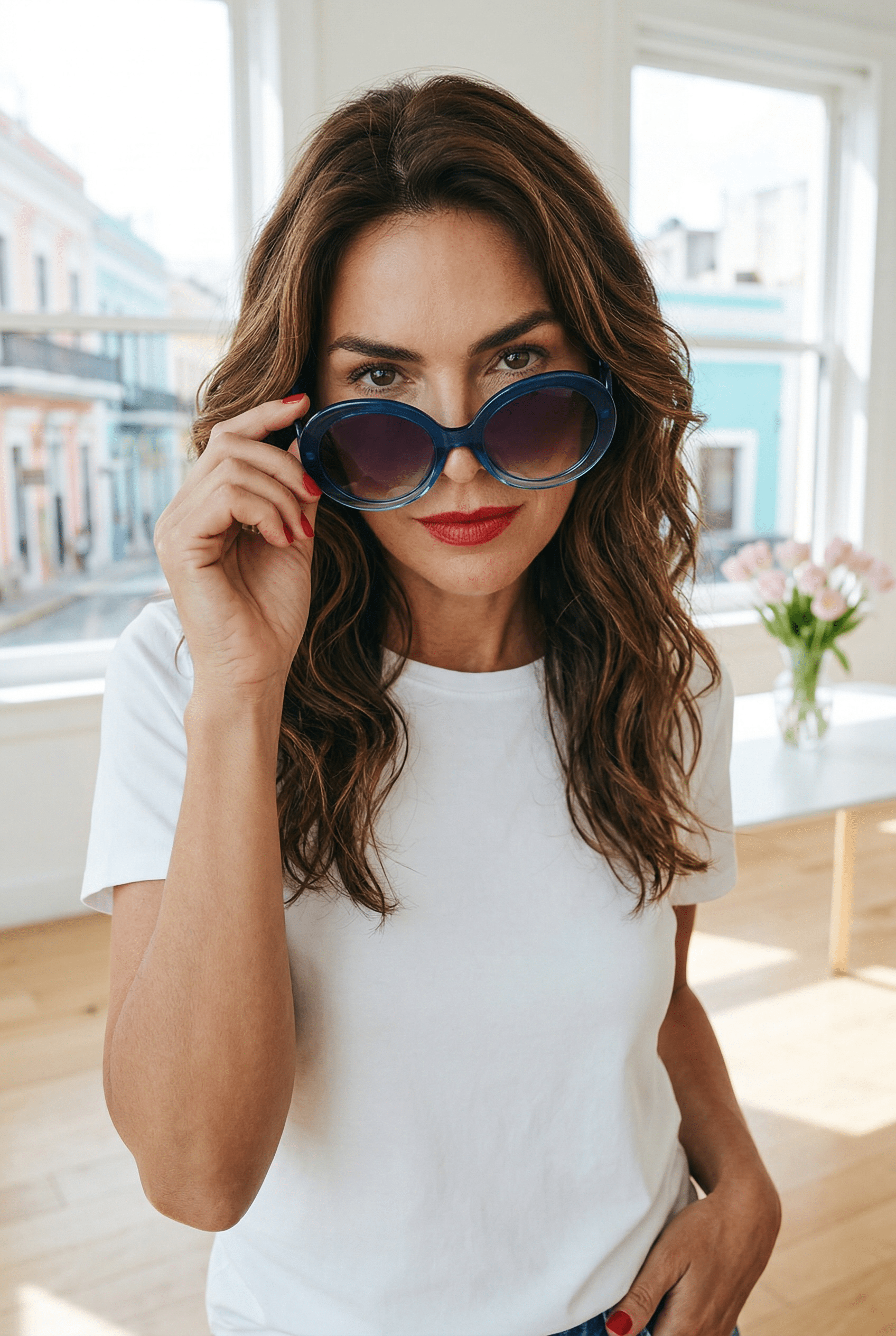 Bella Curve Sonnenbrille Azure Blue - CASAPARI Schmuck & Mode Düsseldorf