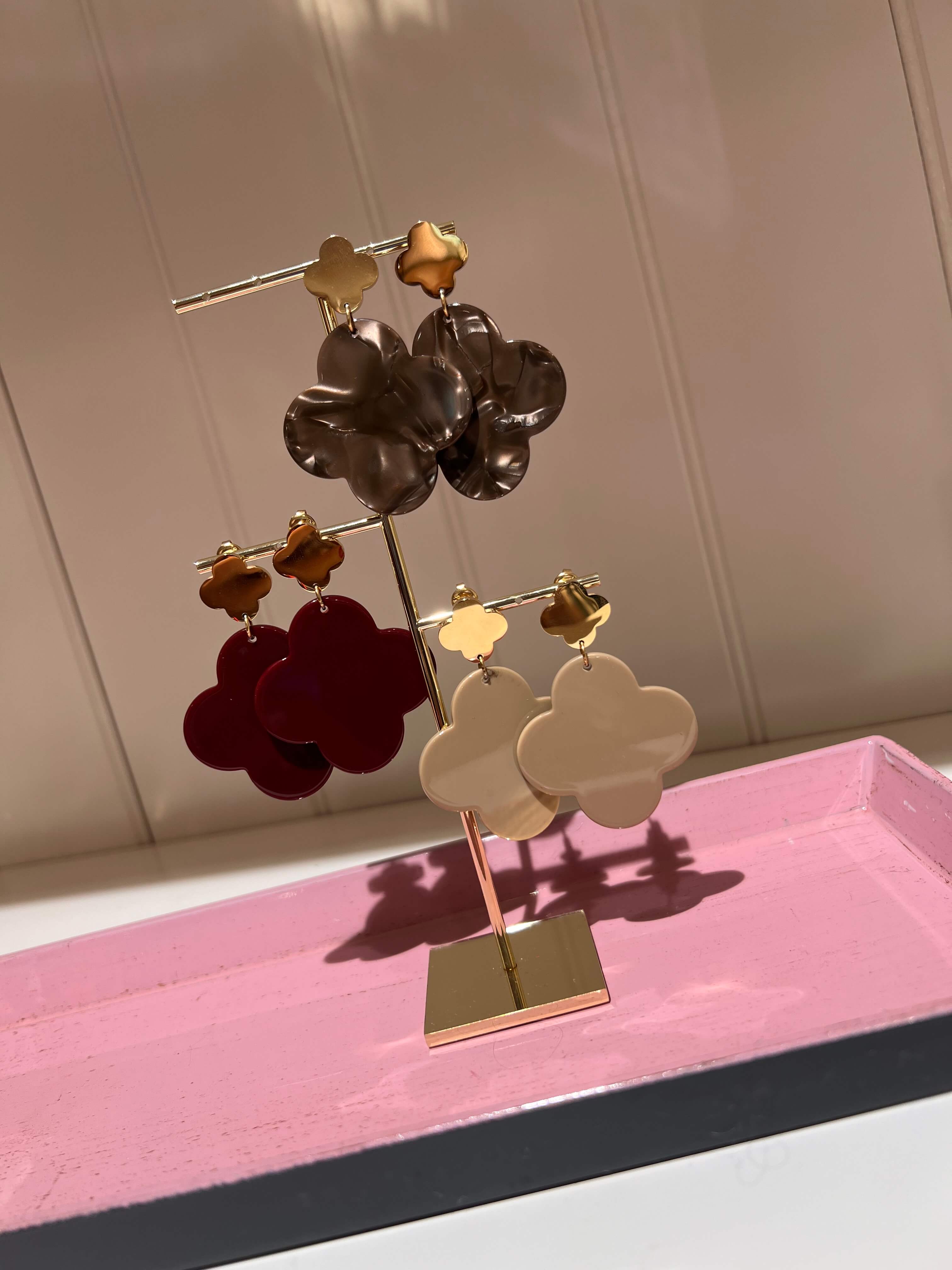 Ohrstecker Clover Chic 3 Farben - CASAPARI Schmuck & Mode Düsseldorf