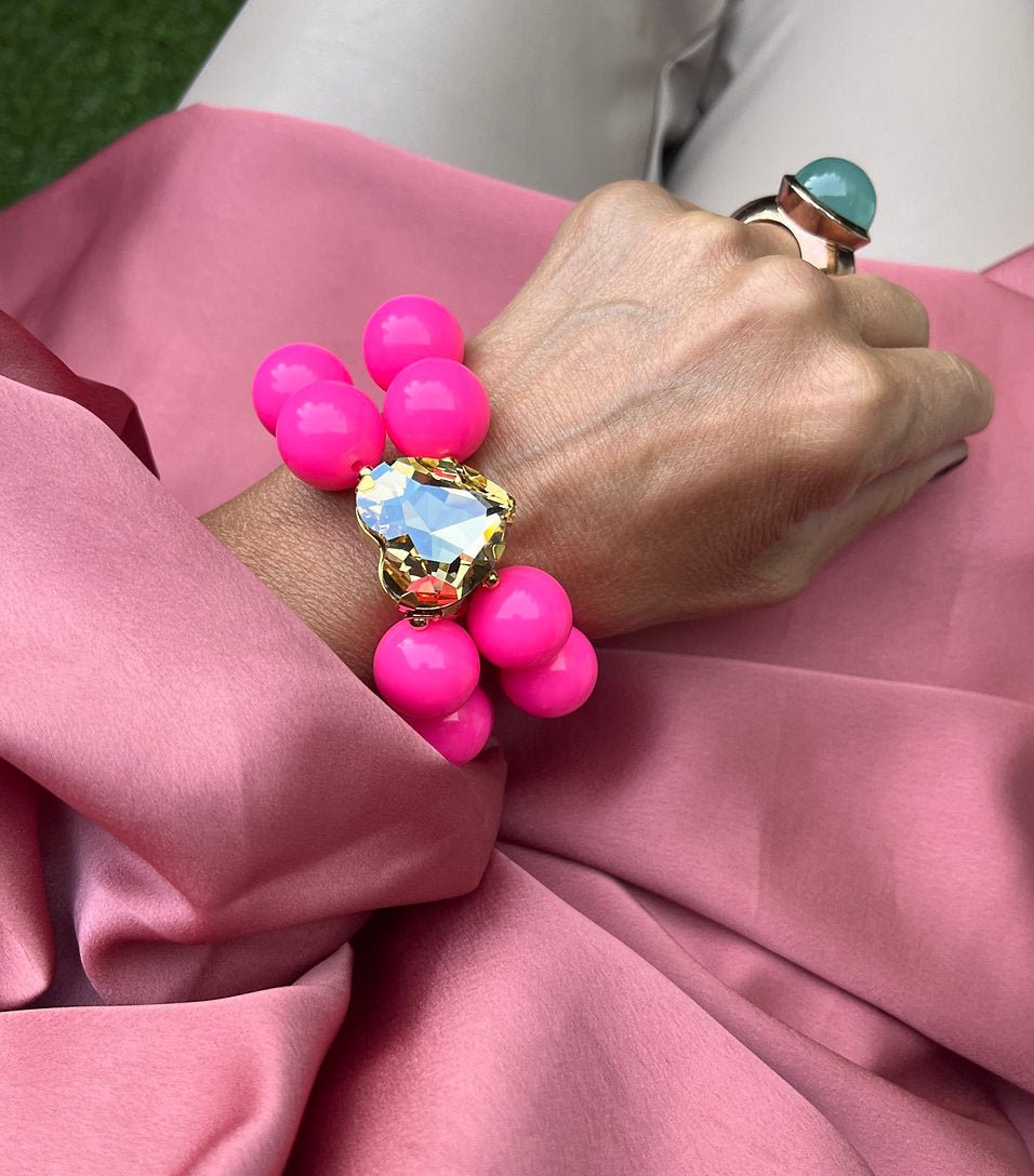 CASAPARI® Statement Herz Armband Pink - CASAPARI Schmuck & Mode Düsseldorf