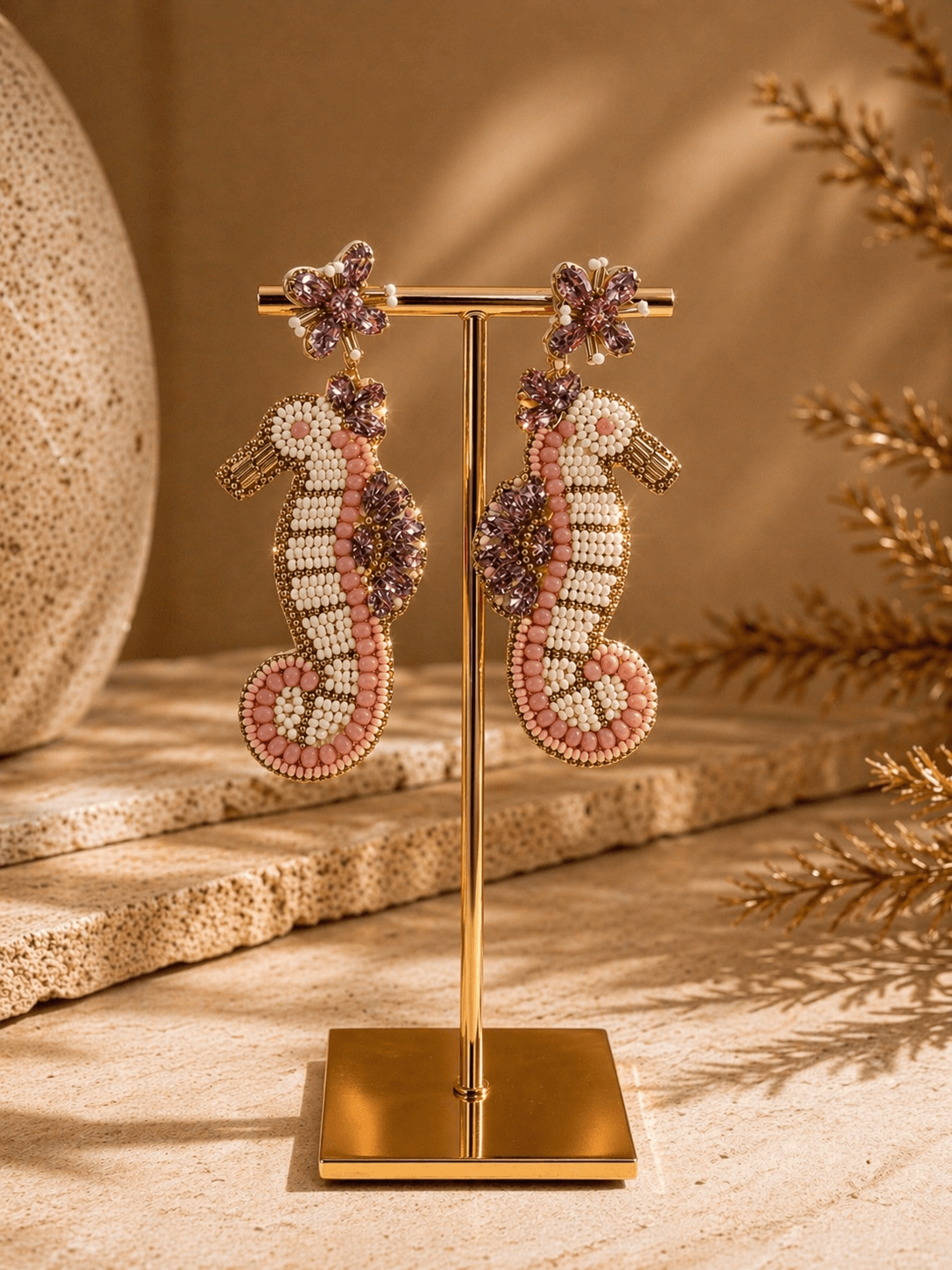 Amalfi Seahorse Stecker Ohrringe