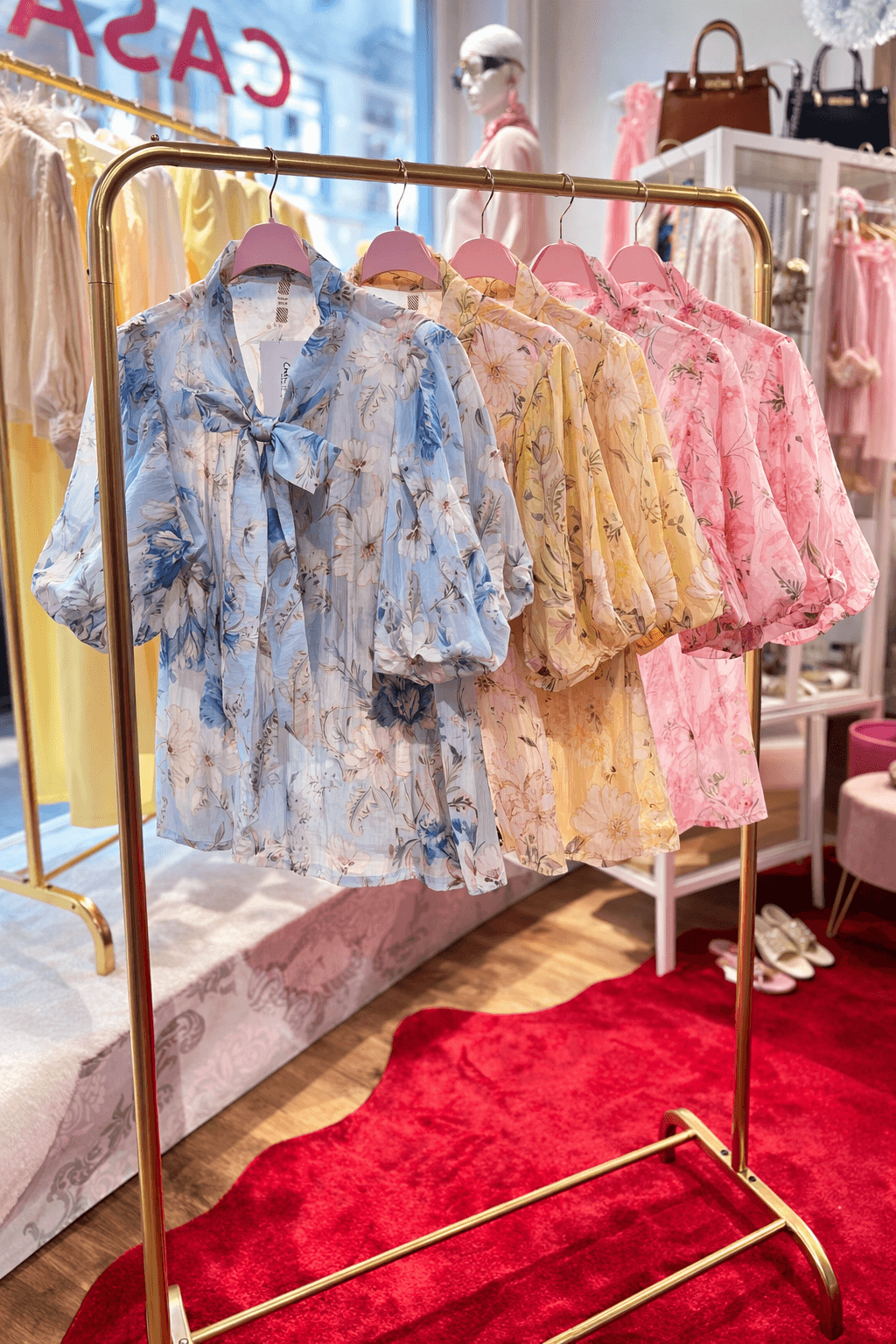 Blossom Bow Bluse - 3 Farben