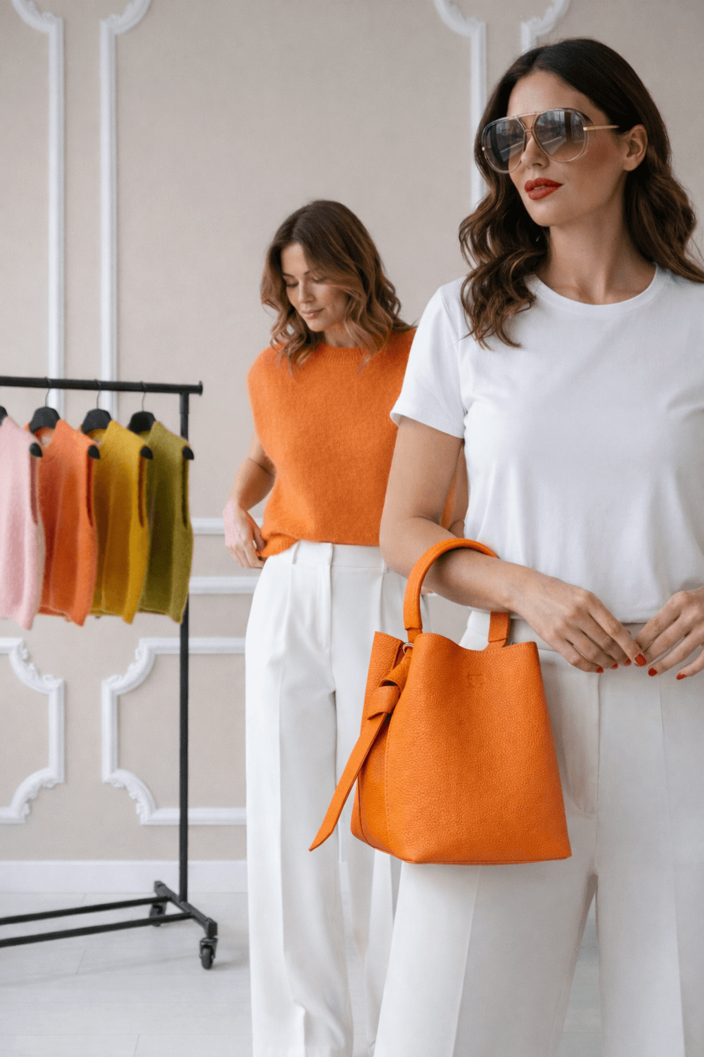 Handtasche Nappa Bag „Daily Chic“ Orange