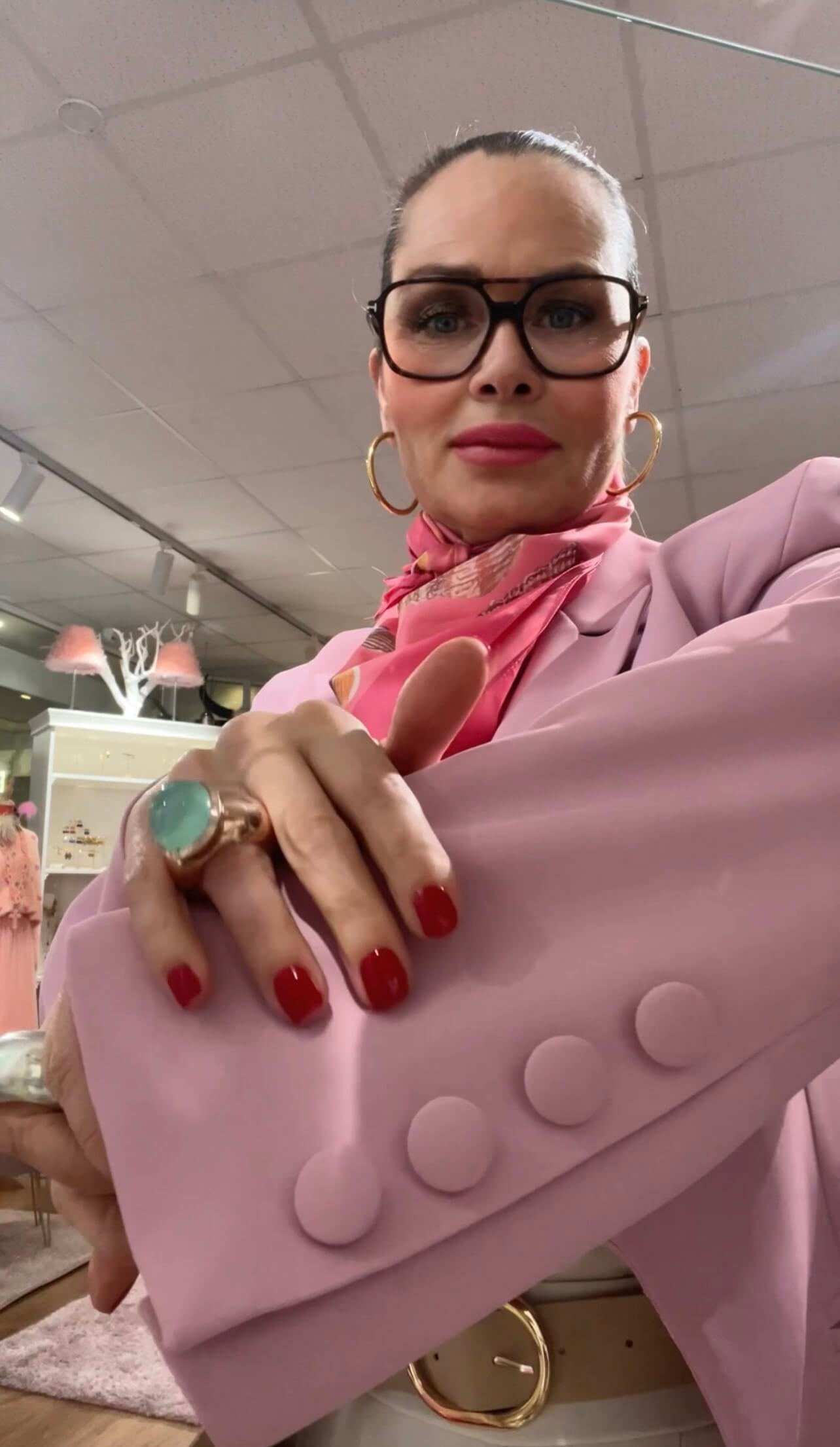 Soft Sleeve Blazer Blush Rosa m-l • im Video