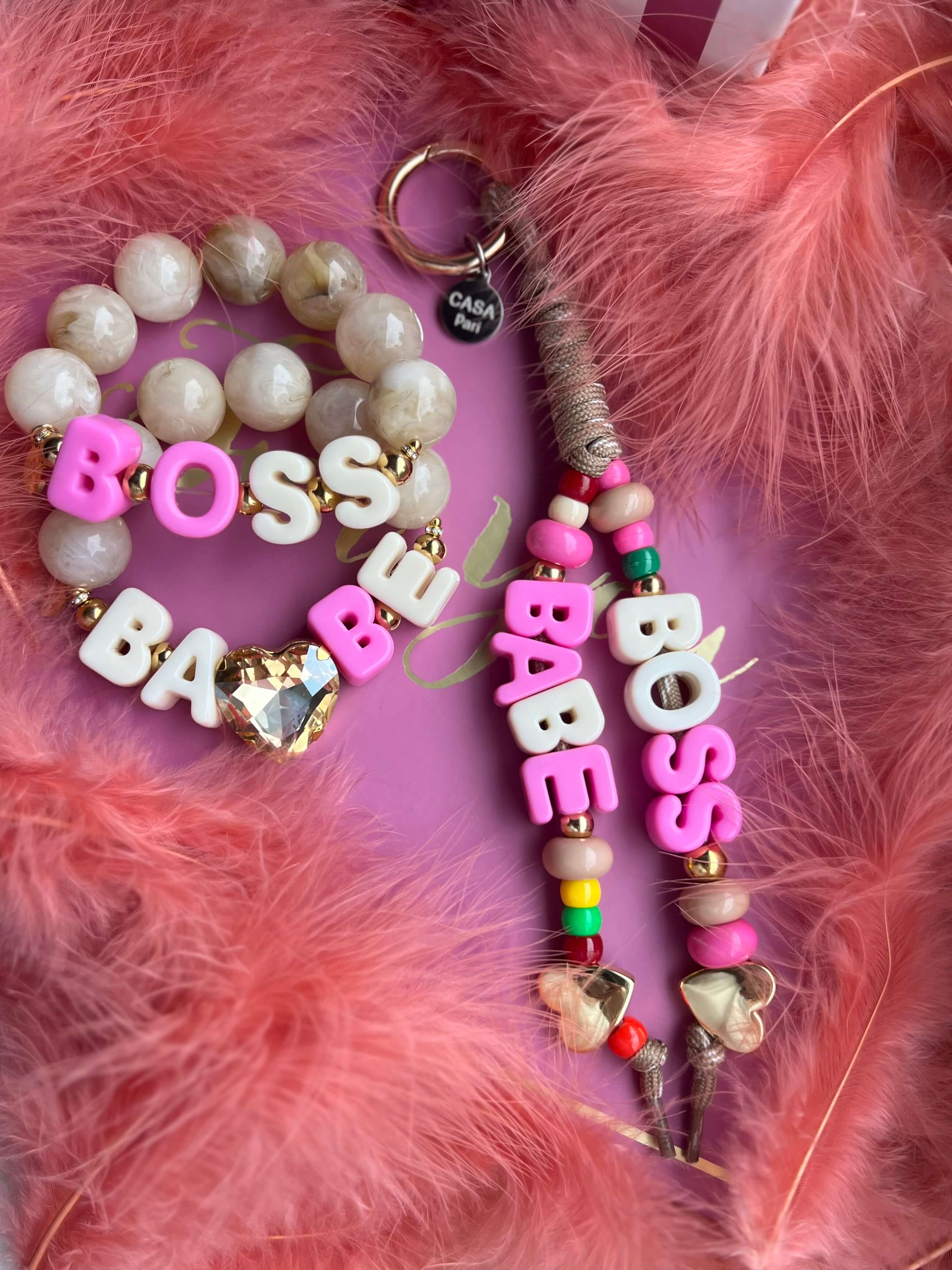 BOSS BABE - Bag Charm & Bracelets
