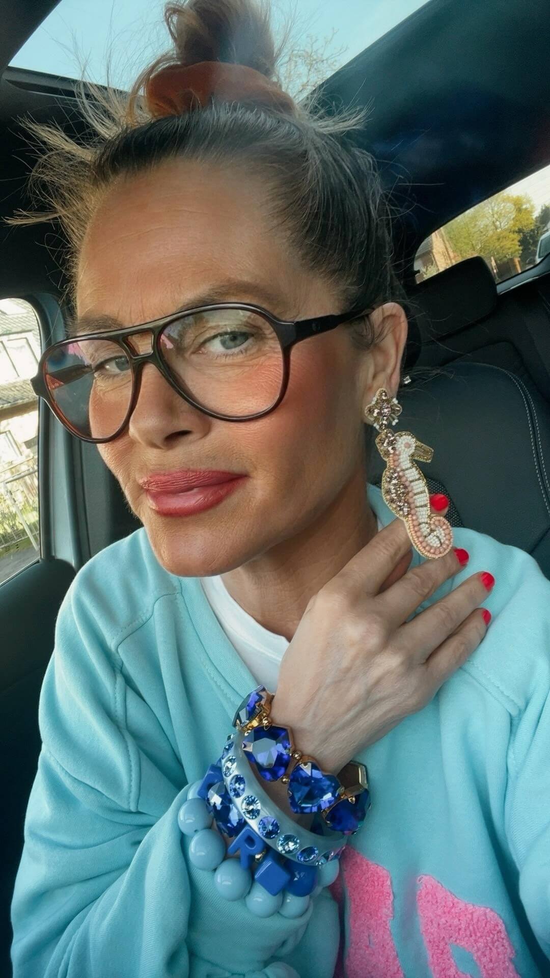 Amalfi Seahorse Stecker Ohrringe