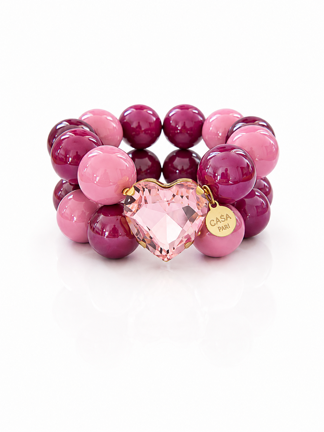 Crystal Heart Candy Pink Sorbet