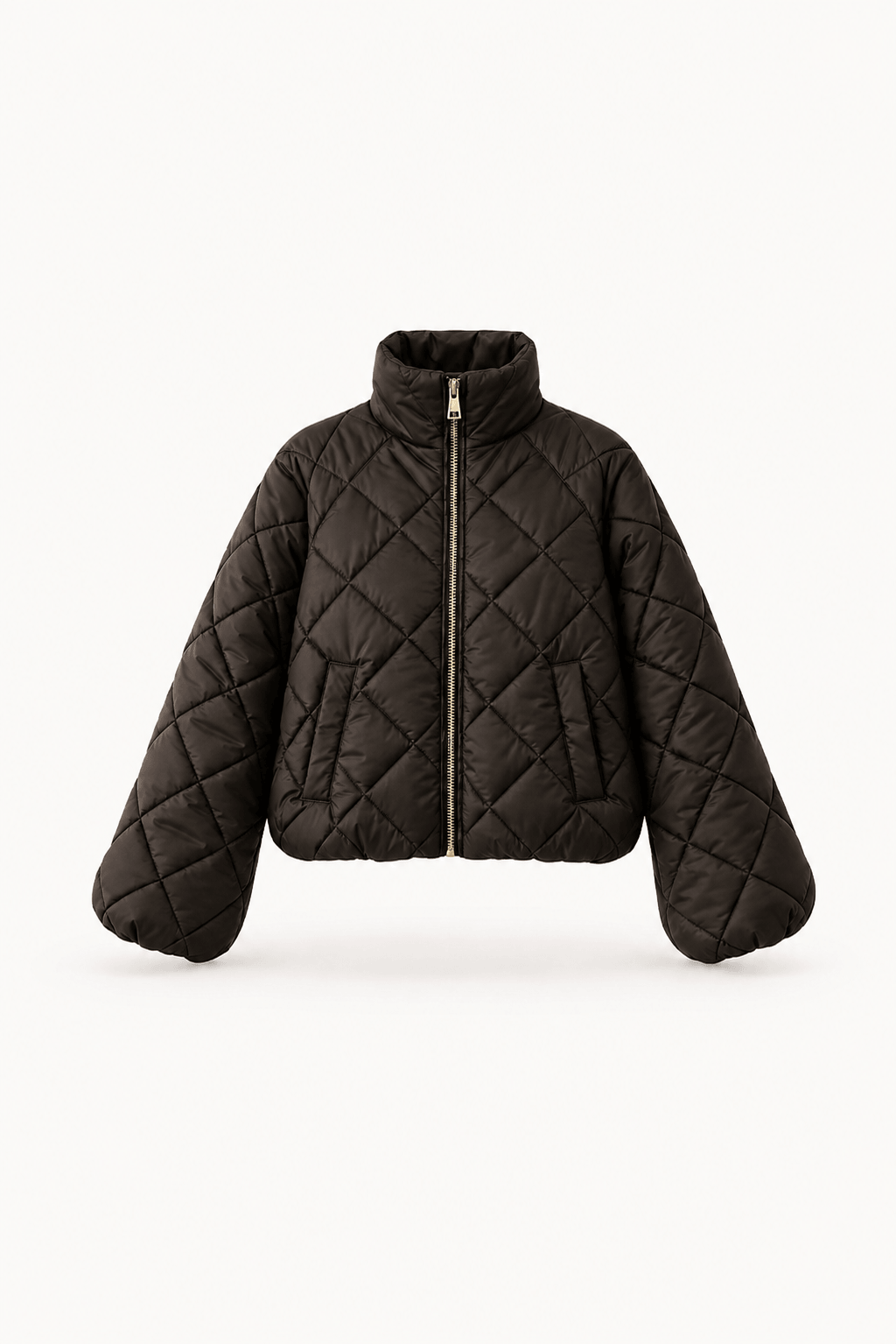 Mila Stepp-Bomber Jacke Chocolate