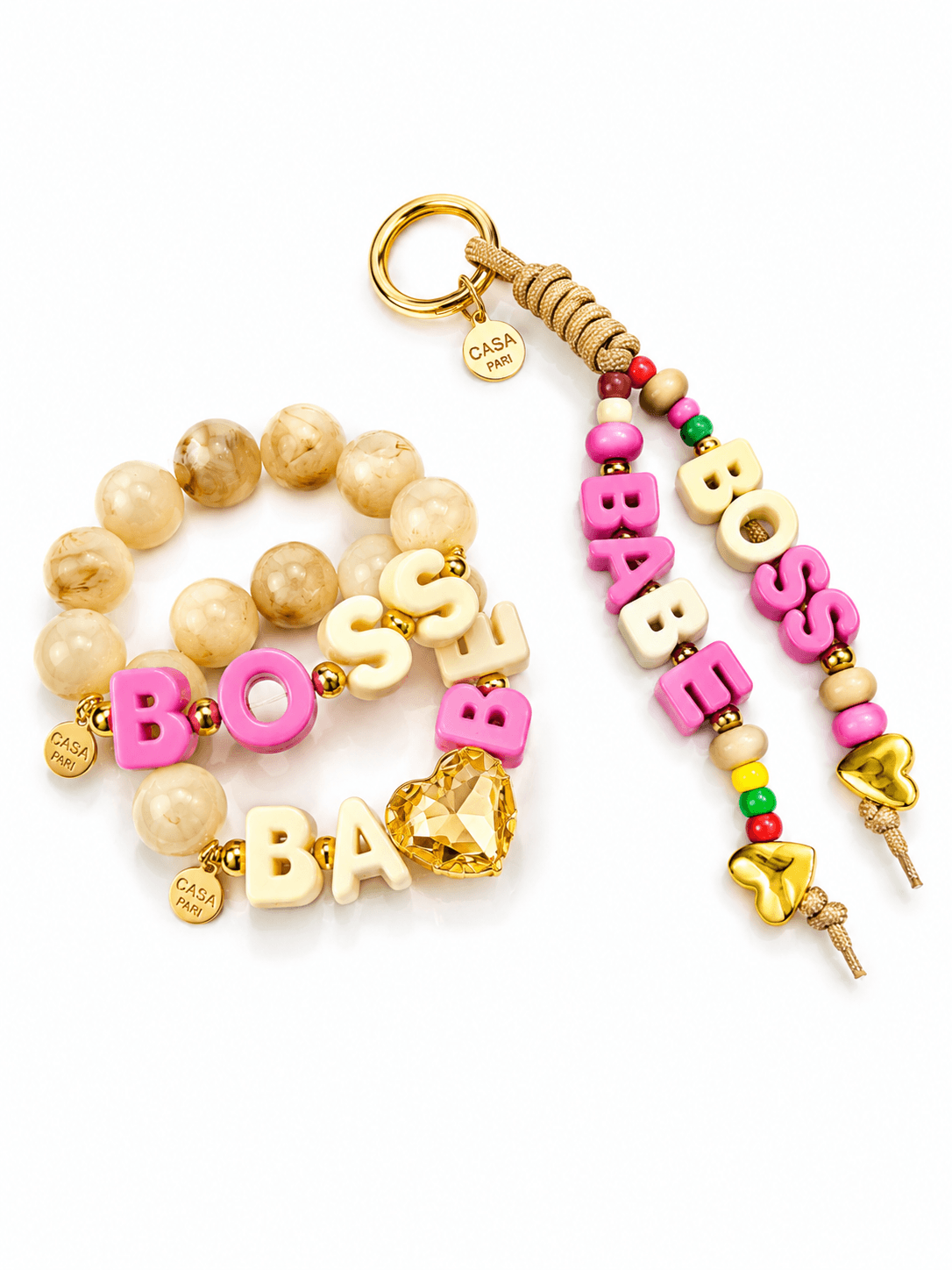 BOSS BABE - Bag Charm & Bracelets