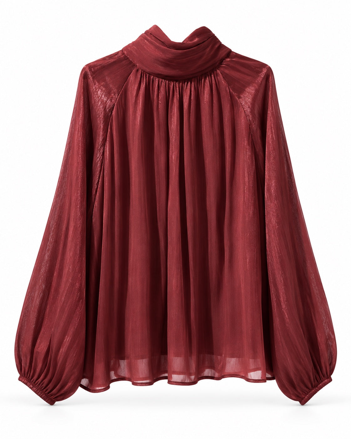 Monroe Bluse Burgundy Freisteller